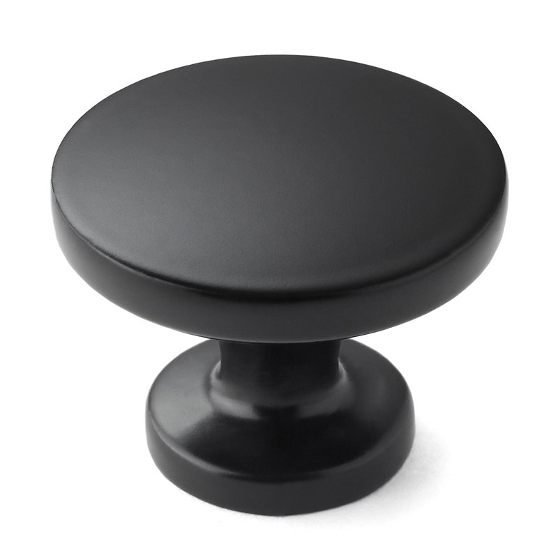 Oil Rubbed Bronze Round Cabinet Knobs with Mounting Hardware, 10-Pack