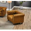 Fauteuil Chesterfield en cuir Jhosep Vegan