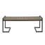 Banc en bois et métal Hopkins-1977354316
