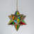 1-Light Geometric Star Glass Pendant