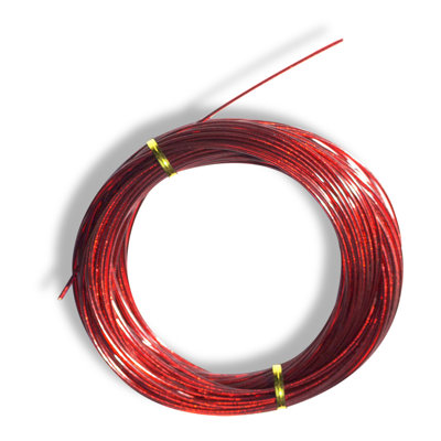 100' Red Hydrotools Vinyl-Clad Steel Cable For Above Ground Swimming Pool Winter Covers