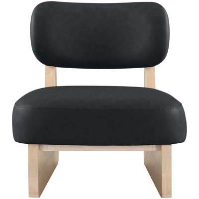 Fauteuil d'appoint en cuir Vetra Lystra