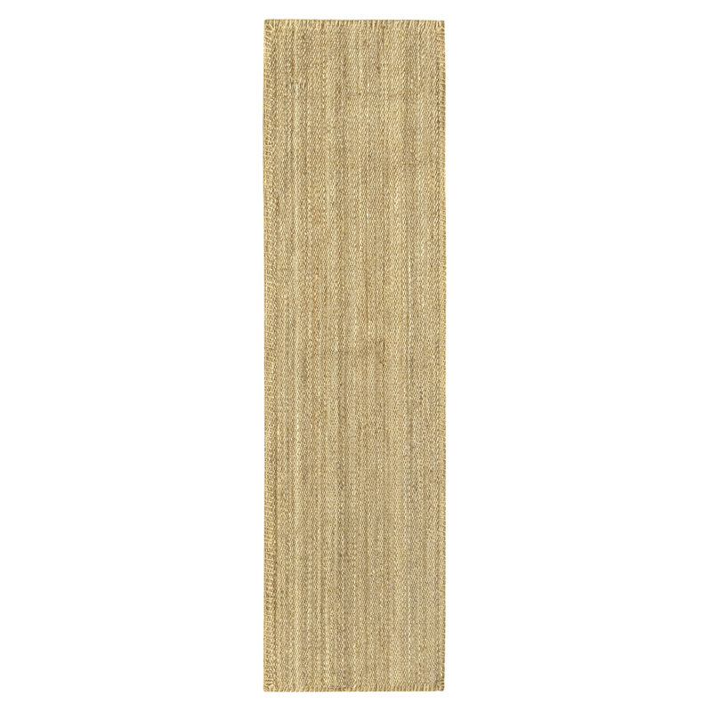 Comae Solid Colour Hand Woven Area Rug, Runner 80 x 300cm