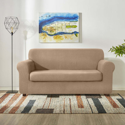 Jacquard Microfiber / Microsuede Box Cushion Slipcover
