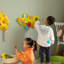 Centre d'activités d'apprentissage mural en bois