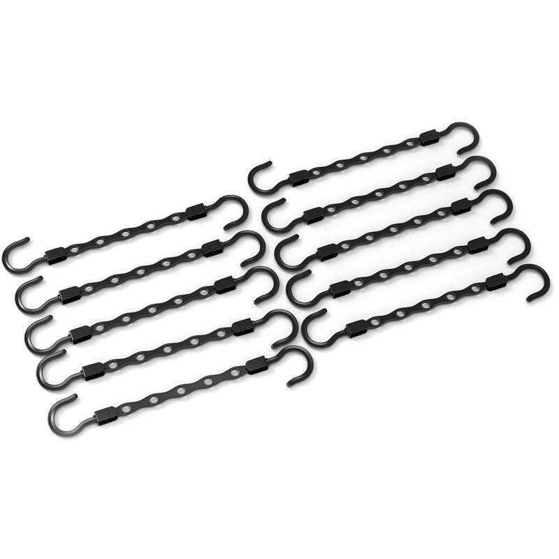 Ensemble de 10 organisateurs de garde-robe Kepler - Multicolore, vertical ou horizontal