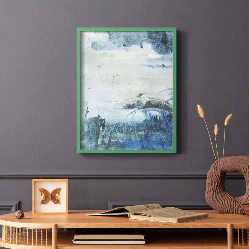«Coastal Seas II», reproduction encadrée - bois massif, Brun, H 28 po x l 22 po