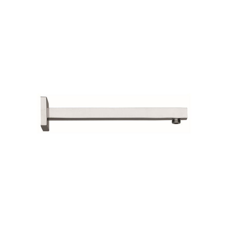 Bras de douche quadro, H 1,75 po x l 19,58 po x P 3,15 po, Chrome