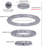 Bryah 3 - Light Chrome LED Shaded Pendant-555815693-622079610