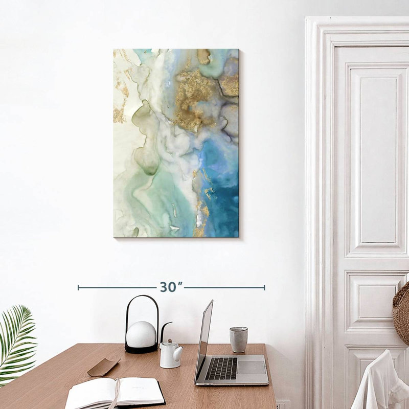Avery Emerald Pool I, 30" H x 20" W