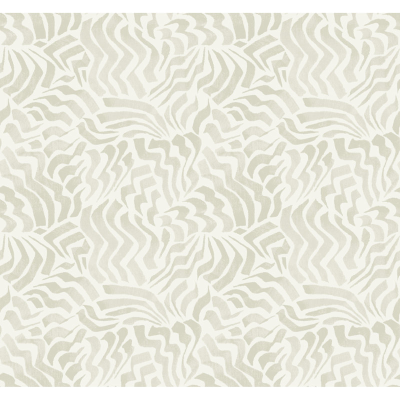 Zora Abstract Wallpaper Roll, Gray
