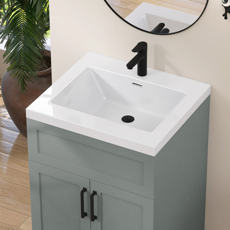 24 po X P 22 po D Comptoir de salle de bain rectangulaire