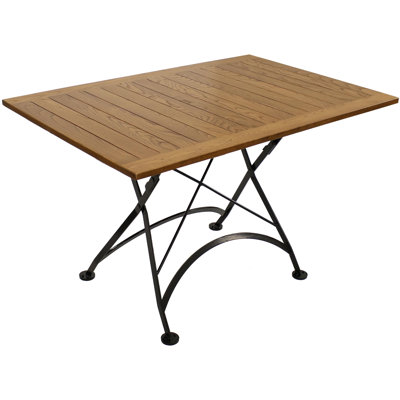 Senner Rectangular Outdoor Folding Dining Table