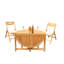 Surfliner Outdoor 3 - Piece Teak Dining Set