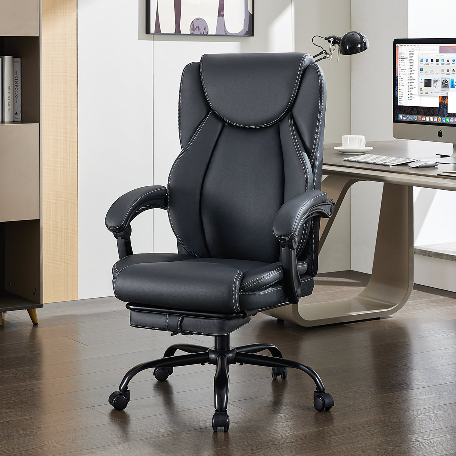 Latitude Run® Ergonomic Executive Chair with Footrest & Reviews Wayfair
