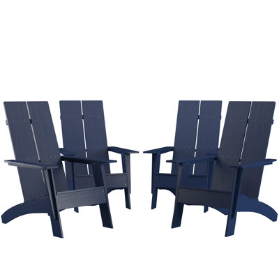 Chaises de style Adirondack à deux lattes pour l'intérieur et l'extérieur