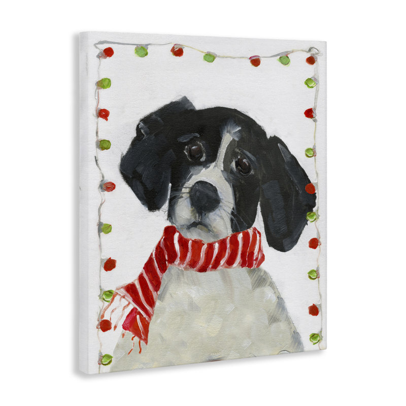 Santa Paws Dog, conception de Sally Swatland, H 20 po x l 16 po