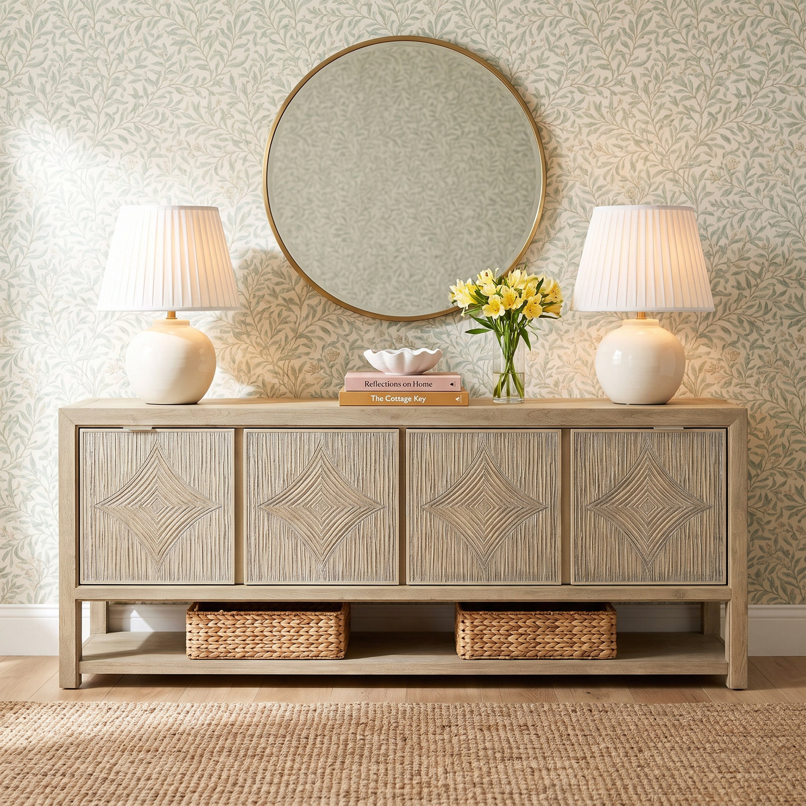 MacGowan 80'' Media Console, Natural