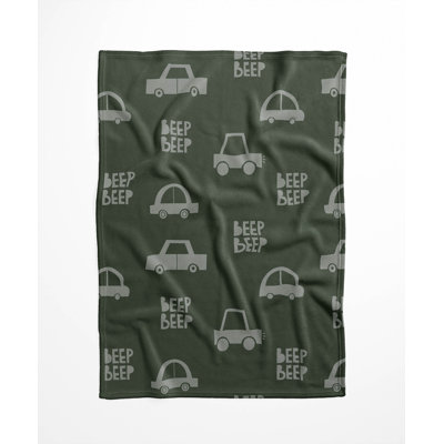 Beep Match Velveteen Fleece Blanket