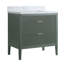 Meuble-lavabo autoportant moderne avec plateau en marbre et tiroir-1091783181-1091783182