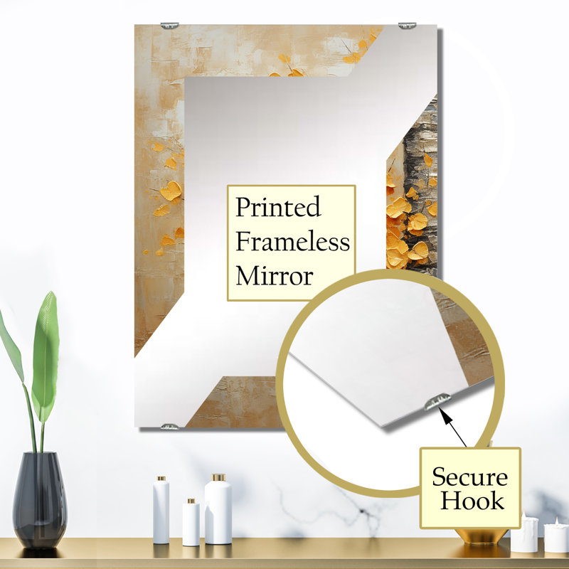 Sagan - Décoration murale miroir d'arbre MIR136554, 32 po x 24 po