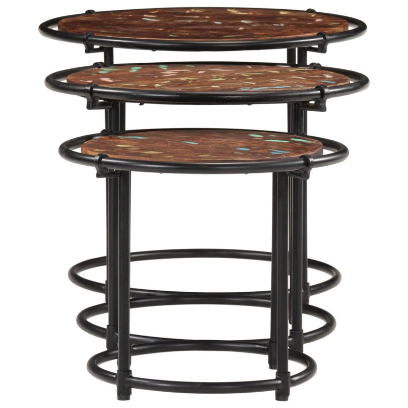 17-3 Coffee Table, Recycled solid wood