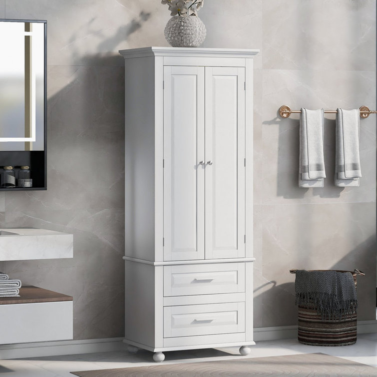 Bonface Freestanding Linen Cabinet Hokku Designs