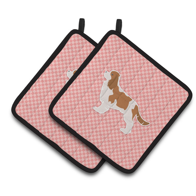 Cuisinier poignée damier cavalier très grand charles épagneul east urban, Rose