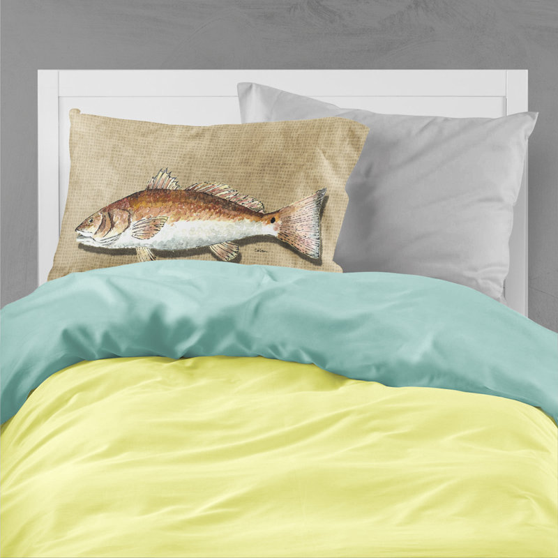 Taie d'oreiller poisson