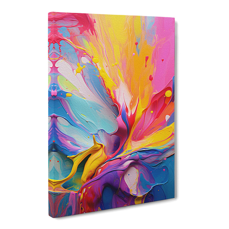 Rainbow Action No.2 - Wrapped Canvas Print, 76cm H x 50cm W x 3cm D