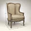 Fauteuil à oreilles Rayane