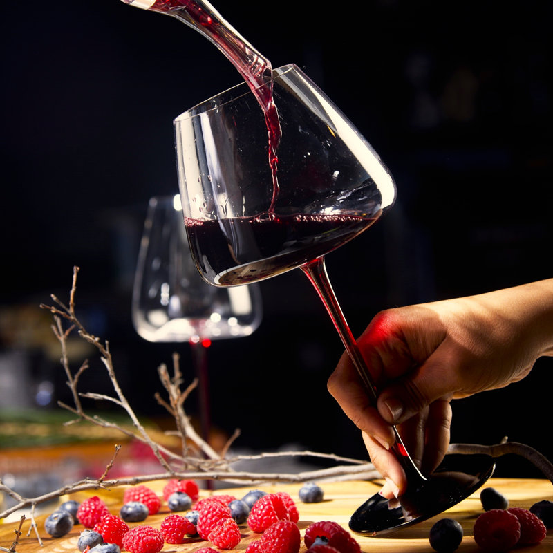 Extra Large Concave Wine Glasses , 24oz