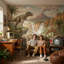Papier peint dinosaures nature préhistorique-1236015240-1236015239