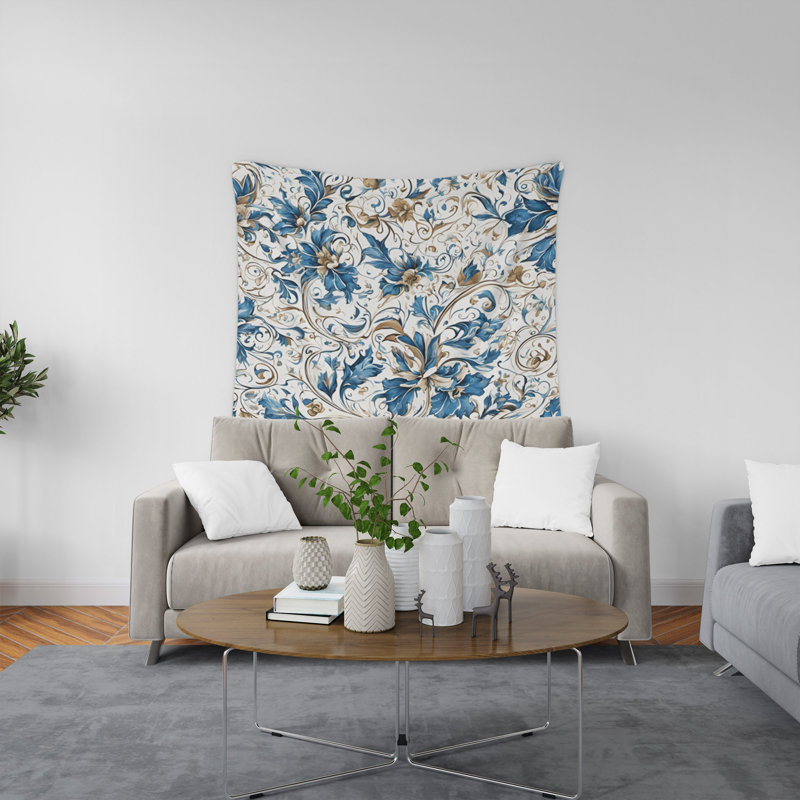 Tapisserie murale, H 80 po x l 68 po