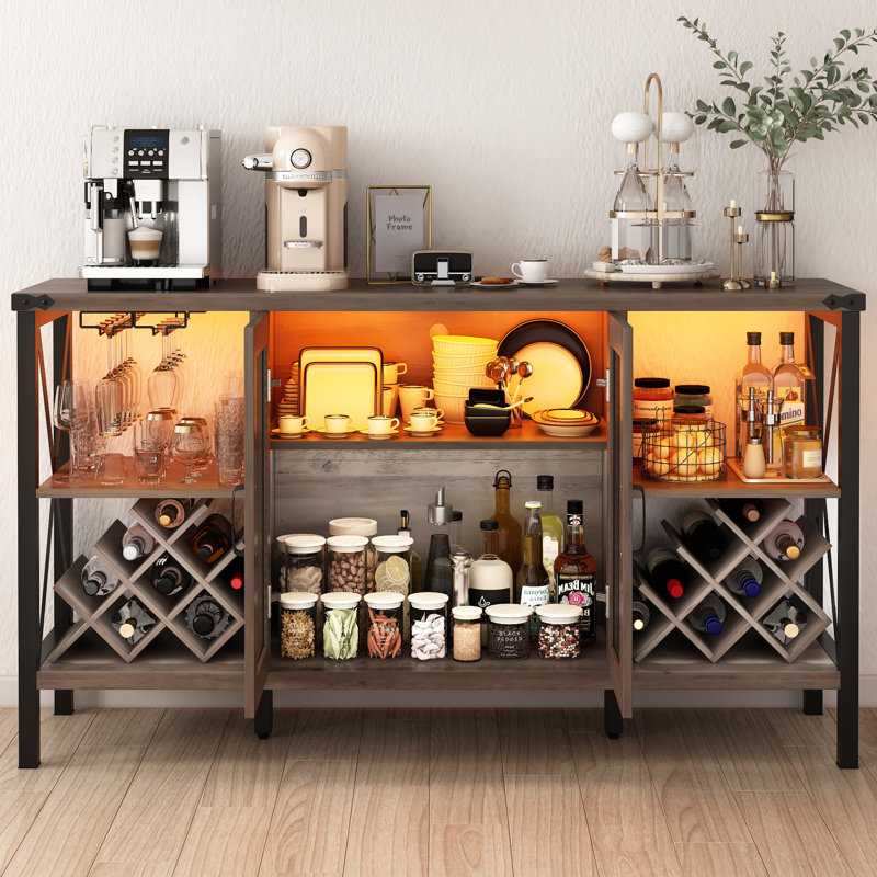 Armoire bar 52,28 po, Gris