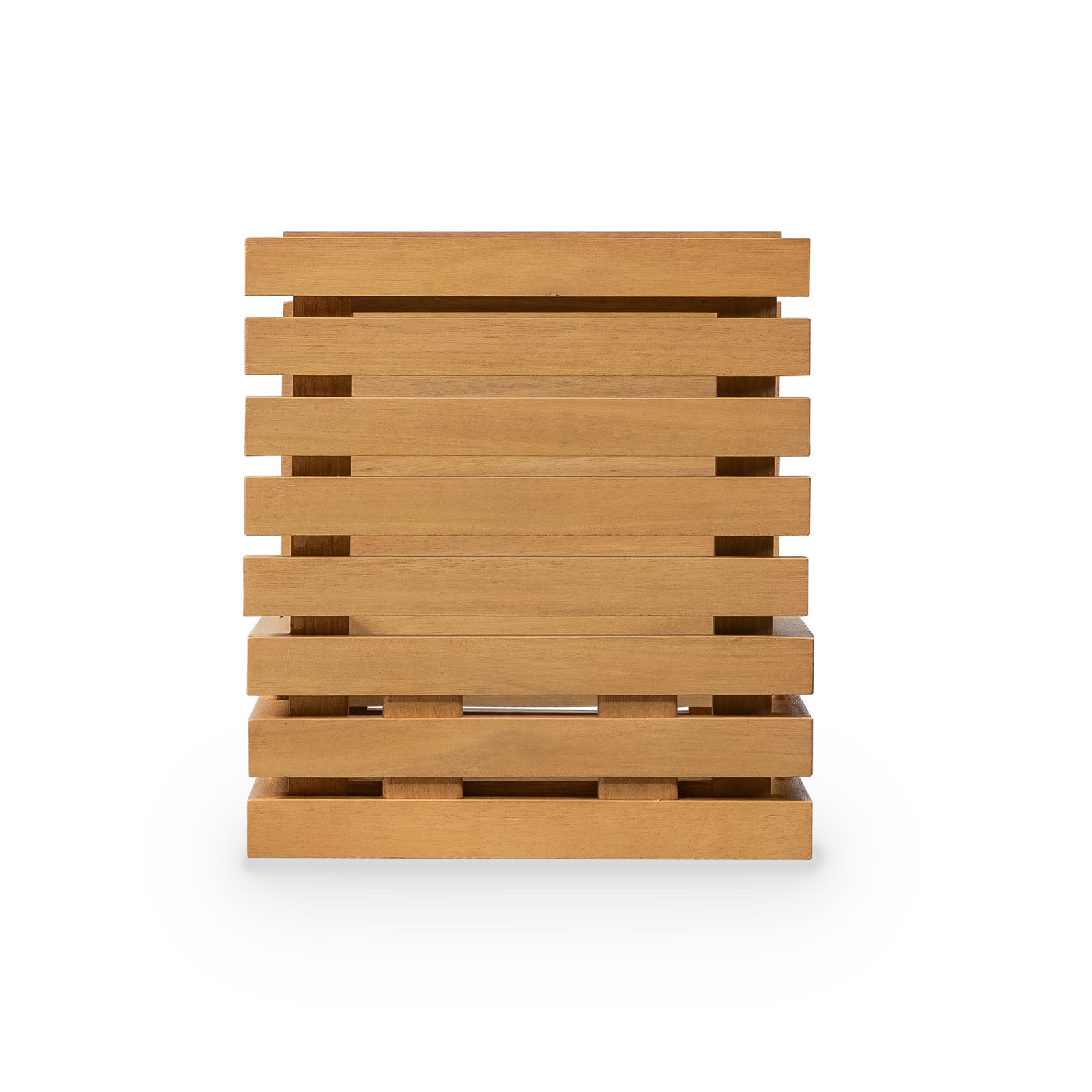 Pravin 14" Eucalyptus Patio Side Table