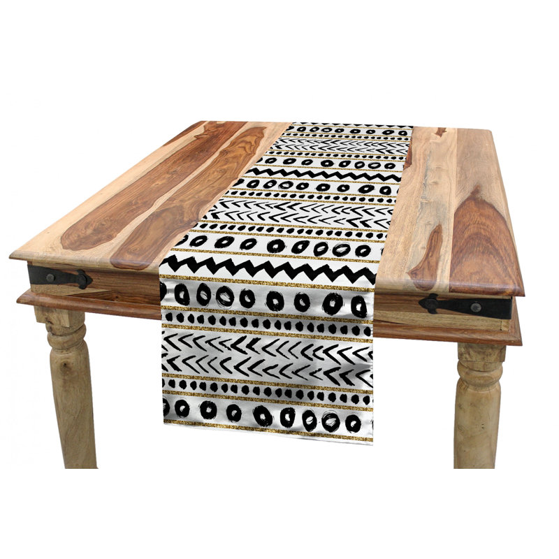 Geometric Table Runner, 72" x 16"