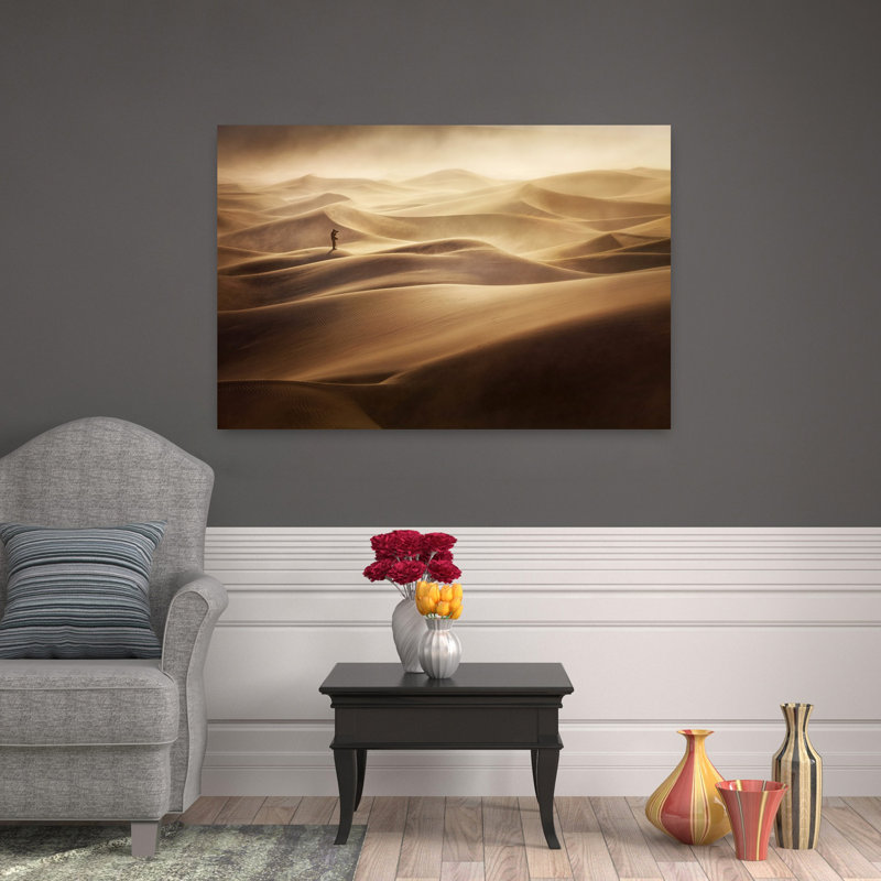Art contemporain, paysage contemporain abstrait, art naturel, H 32 po x l 48 po