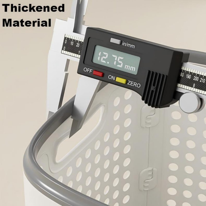 Panier à linge en plastique, H 20,47 po x l 16,93 po x P 12,6 po