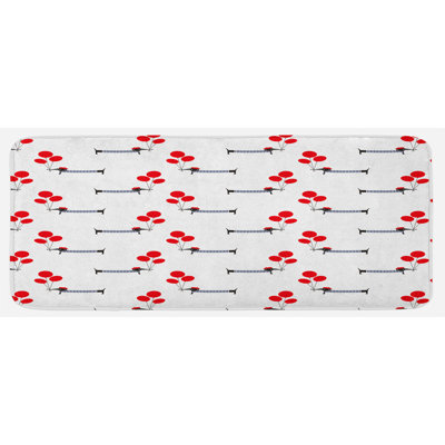 Tapis de cuisine teckel
