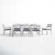 Vivant 82'' Rectangular 8 - Person Outdoor Dining Set with Sunbrella Cushions