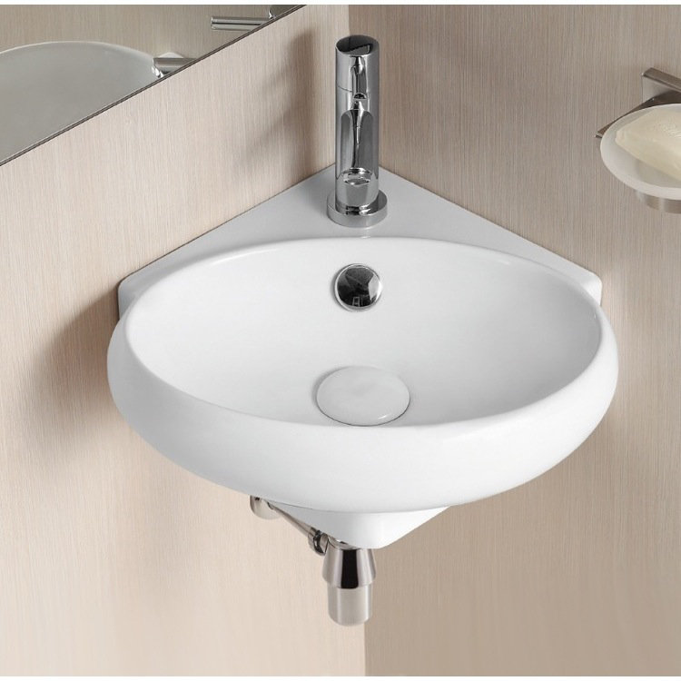 Caracalla Ceramica II 14.17 " Vitreous China Circular Bathroom Sink and Overflow Hole