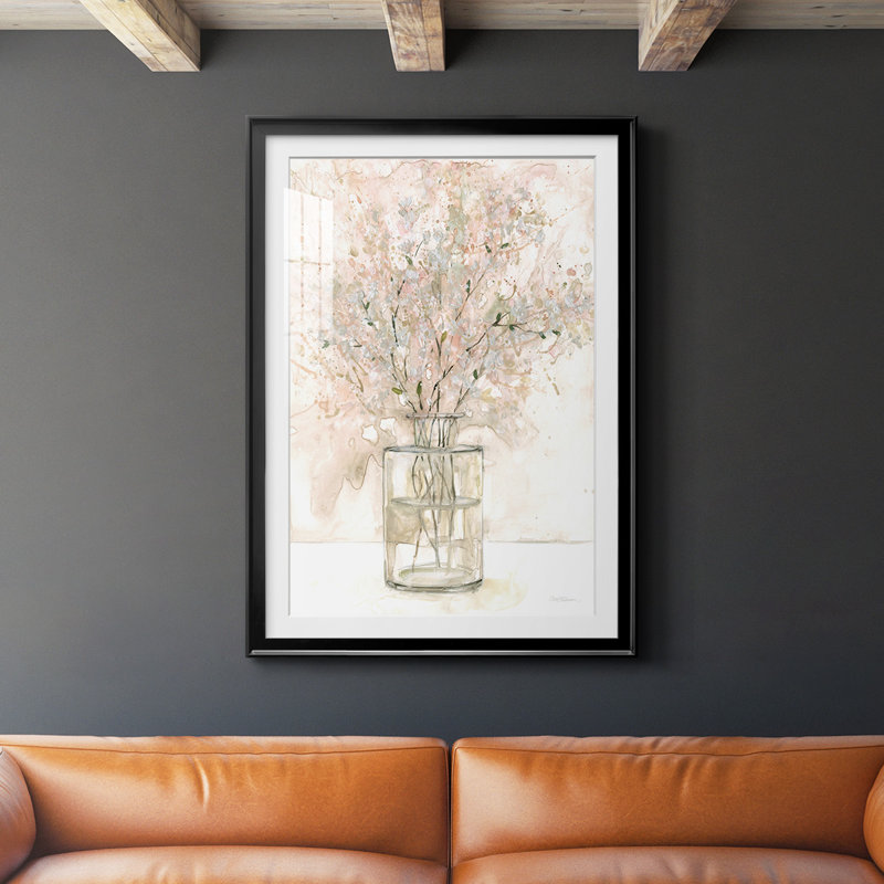 «Delicate Arrangement I», reproduction encadrée de qualité supérieure, prête à être accrochée, Impression encadrée, Noir