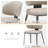 Modern Faux Leather Upholstered Dining Chairs With Metal Legs, Comfortable Side Chairs For Dining Room-2000392832