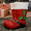 Santa Boots 13" Polyresin Christmas Decor Statue
