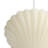 3" Ivory Ocean Breeze Scented Dimensional Seashell Candle
