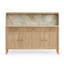 Buffet en bois massif Burlywood de style ferme
