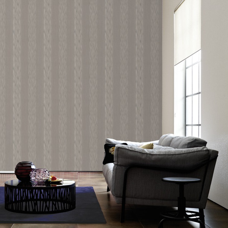 Tessuto 10.1m x 53cm Wallpaper, Grey