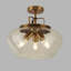 Perth Glass Semi Flush Mount-39208842
