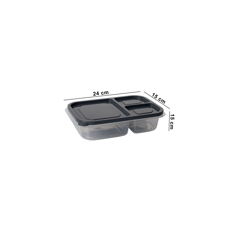 Ensemble de boîte de rangement, Anthracite